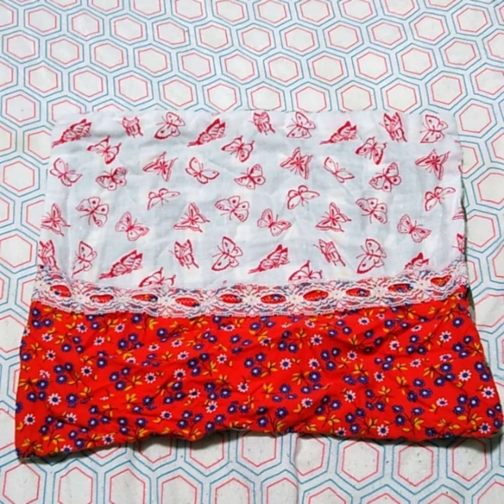 Homemade place mat, square